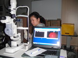 Slit Lamp image Photo